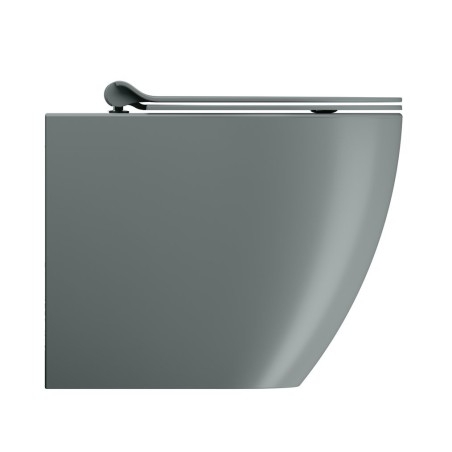PURA WC pan, Swirlflush, 36x55cm, S-trap/P-trap, agave dual-matt