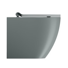 PURA WC pan, Swirlflush, 36x55cm, S-trap/P-trap, agave dual-matt