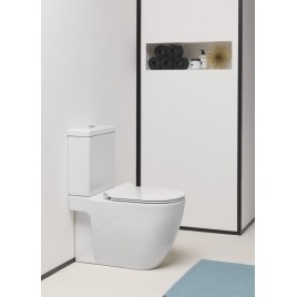 PURA WC combi, S-trap/P-trap, 36x68cm, blanc ExtraGlaze
