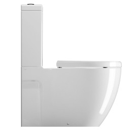 PURA WC combi, S-trap/P-trap, 36x68cm, blanc ExtraGlaze