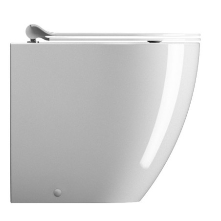 PURA WC pan, Swirlflush, 36x50cm, S-trap/P-trap, blanc ExtraGlaze