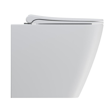 NUBES WC pan, Swirlflush, 35x52cm, S-trap/P-trap, blanc dual-matt