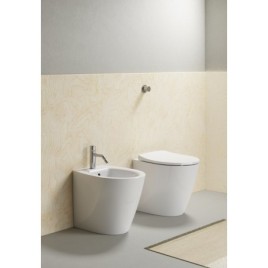 MoDO WC pan, Swirlflush, 37x52cm, S-trap/P-trap, blanc ExtraGlaze