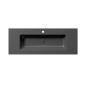 PURA lavabo en céramique Slim 122x46cm, noir mat