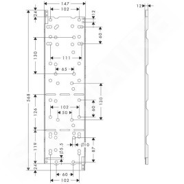 Axor ShowerCollection - Accessoire de montage 10973180