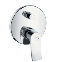 Hansgrohe Metris New - Mitigeur de baignoire à levier encastré, chrome 31487000