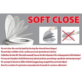 PURA/KUBE X Soft Fermeture de toilette, SLIM, duroplastique, noir mat