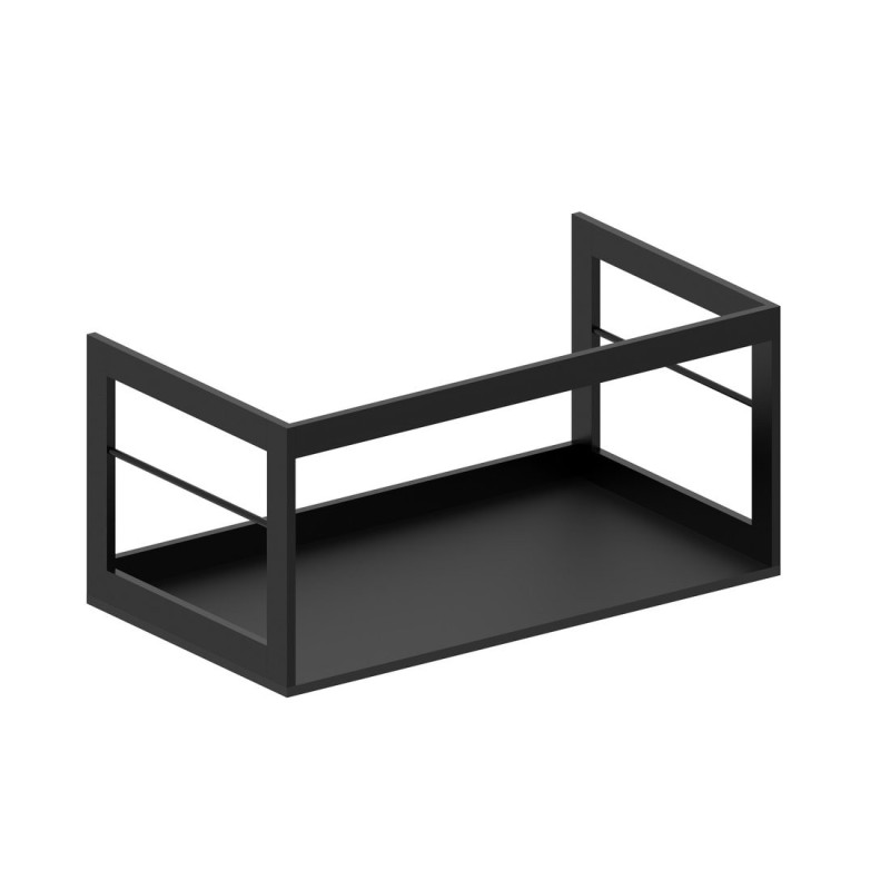 PURA lavabo frame 82x46cm, noir mat