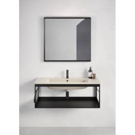 PURA lavabo frame 82x46cm, noir mat