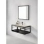 PURA lavabo frame 82x46cm, noir mat
