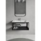 PURA lavabo frame 82x46cm, noir mat