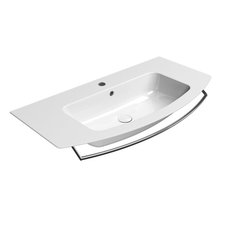 Porte-serviettes PURA 102cm, chrome