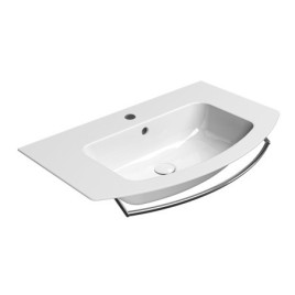 Porte-serviettes PURA 82cm, chrome