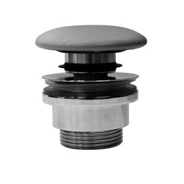 GSI Déchet de lavabo Click-Clack 5/4“, fiche céramique, cenere mat
