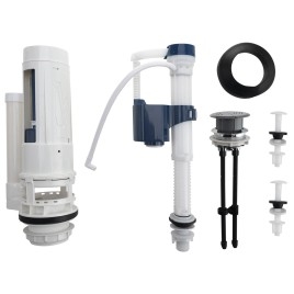 Set de broyage avec bouton DUAL 59mm, remplissage en bas, chrome