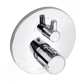 Kludi Zenta - Mitigeur de douche thermostatique encastré, chrome 388350545
