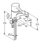 Kludi Medi Care - Mitigeur de lavabo, chrome 341120524
