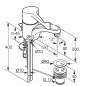 Kludi Medi Care - Mitigeur de lavabo avec vidage, chrome 341150524