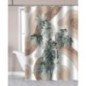 Rideaux de douche 180x180cm, polyester, palmier