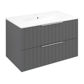 CIRASA Vanity Unité 79,8x52x46cm, bande de carina