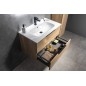 CIRASA Vanity Unité 79,8x52x46cm, bande de carina