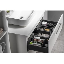 CIRASA Vanity Unité 79,8x52x46cm, bande de carina