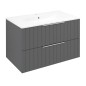 CIRASA Vanity Unité 79,8x52x46cm, bande de carina