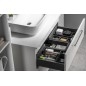 CIRASA Vanity Unité 79,8x52x46cm, bande de carina