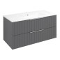 CIRASA Vanity Unité 99,8x52x46cm, bande de carina