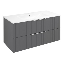 CIRASA Vanity Unité 99,8x52x46cm, bande de carina