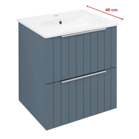 CIRASA Vanity Unit 48x54x39cm, sienne strip