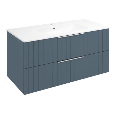 CIRASA Vanity Unité 99,8x52x46cm, bande de sienne