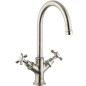 Axor Montreux - Mitigeur de lavabo avec garniture de vidage, nickel brossé 16506820