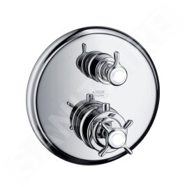 Axor Montreux - Mitigeur thermostatique encastré avec vanne d’arrêt, nickel brossé 16800820