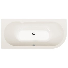 VIVA L Bain asymétrique 175x80x47cm, ivoire