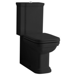 WALDORF Fermer Toilettes couplées, noir-chrome