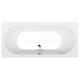 LEVANA Bain rectangulaire 170x80x39cm, Blanc mat
