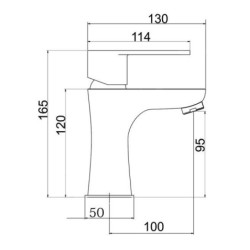 Novaservis Titania Fresh - Mitigeur de lavabo, chrome 96001/1,0E