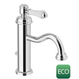 VIENNA Robinet de mélangeur de lavabo avec les déchets Pop Up, ECO Cartouche, chrome