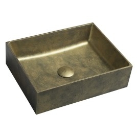 Robinet en béton de comptoir FORMIGO, 47,5x36,5cm, or
