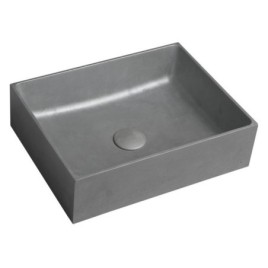 Robinet en béton de comptoir FORMIGO, 47,5x36,5cm, argent