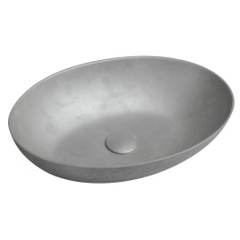 Robinet en béton de comptoir FORMIGO, 60x40cm, argent