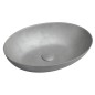 Robinet en béton de comptoir FORMIGO, 60x40cm, argent