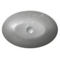 Robinet en béton de comptoir FORMIGO, 60x40cm, argent