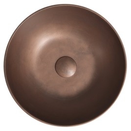 Robinet en béton, dia 39cm, cuivre