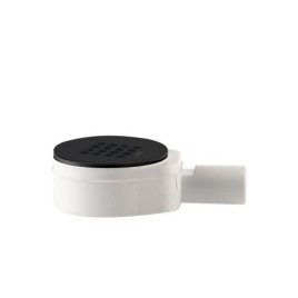 Douche Tray Low Waste, Ø 90mm, DN40, noir mat