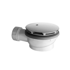 Douche Tray Low Waste, Ø 90mm, DN40, couverture chromée