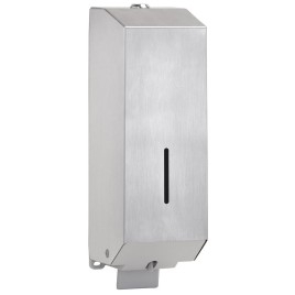 Distributeur de savon 1100ml, acier inoxydable mat