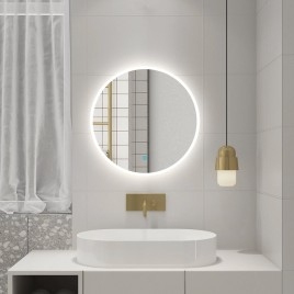 URSA Round LED-mirror dia. 60cm, Touch Sensor, dimmable
