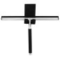 Squeegee douche CERA, noir, acier inoxydable